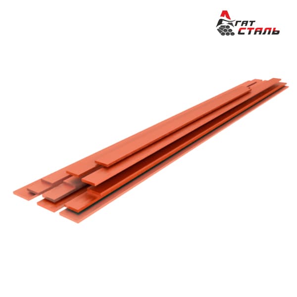 Шина медная 10 x 80 x 4000 М1, твёрдая